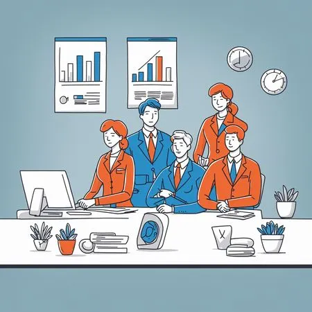 Business Meeting With Team In Office  AI Image