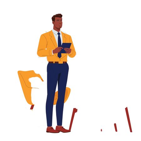 Business Presentation With Charts And Data Analysis  AI Image