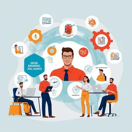 Business Team Working On Projects  AI Image