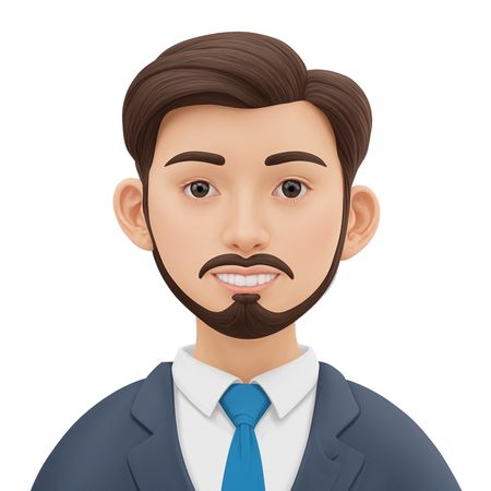 Businessman Avatar In A Suit  AI Image
