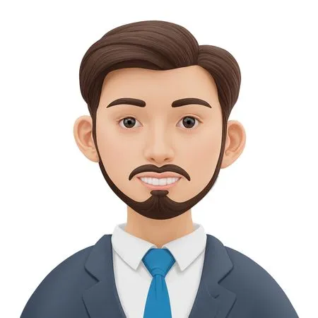 Businessman Avatar In A Suit  AI Image