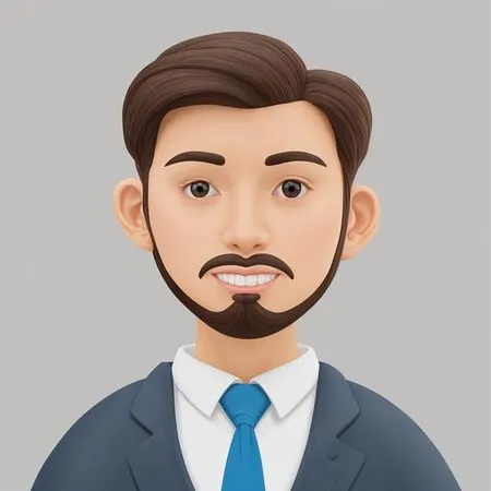 Businessman Avatar In A Suit  AI Image