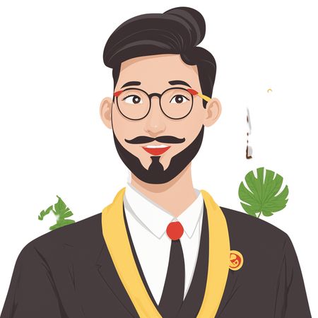 Businessman dressed in a suit and tie  AI Image