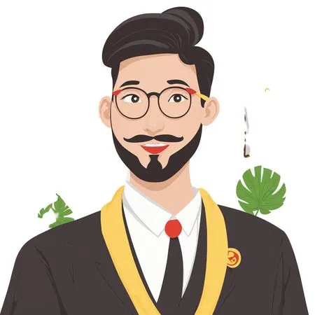 Businessman dressed in a suit and tie  AI Image