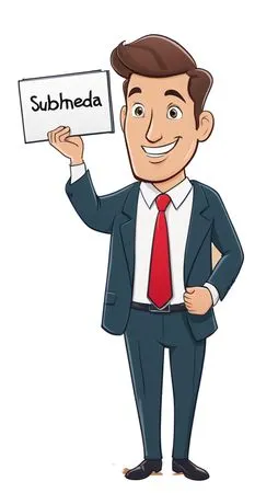 Businessman Holding A Sign  AI Image