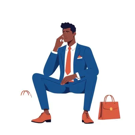 Businessman thinking about shopping  AI Image