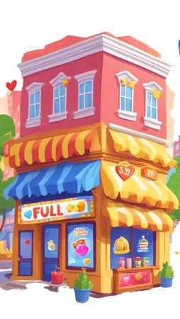 Candy Store  AI Image