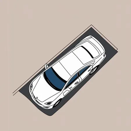 Car Parked  AI Image