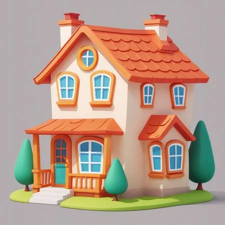 Charming House  AI Image
