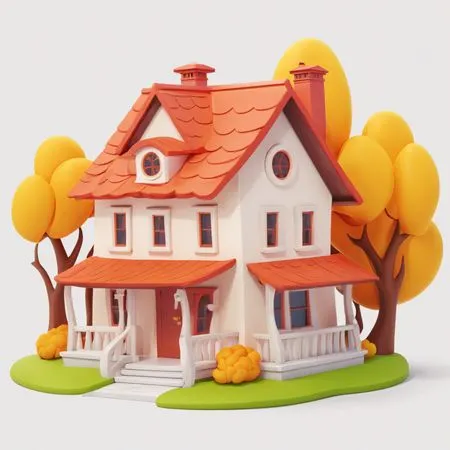 Charming House  AI Image
