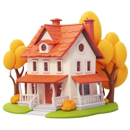 Charming House  AI Image
