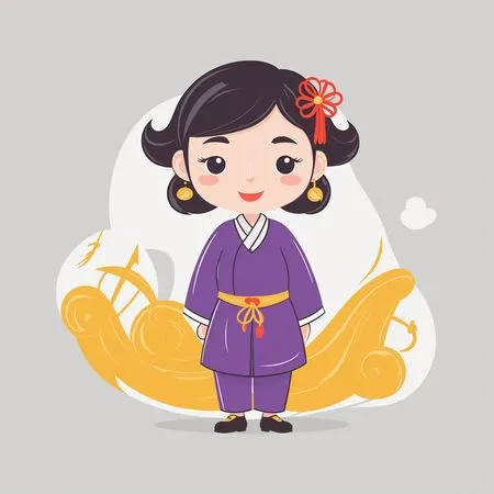 Chinesische Frau  KI-Bild