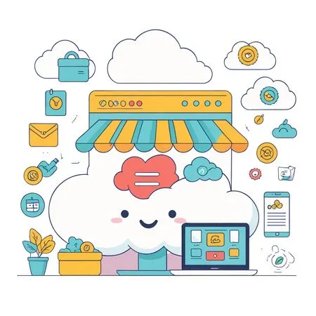 Cloud based E-commerce AI Image