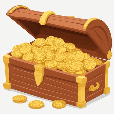 Caja del tesoro  AI Image