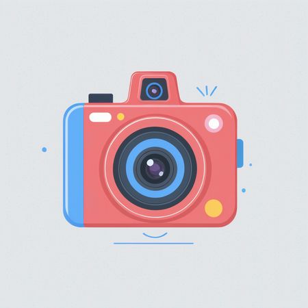 Colorful Camera  AI Image