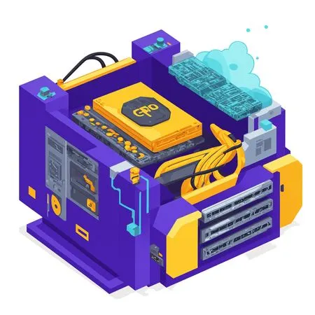 Computer Motherboard Setup  AI Image
