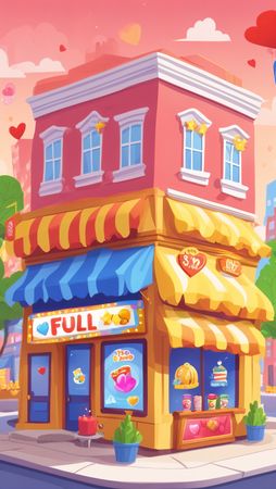 Magasin de friandises  Image IA