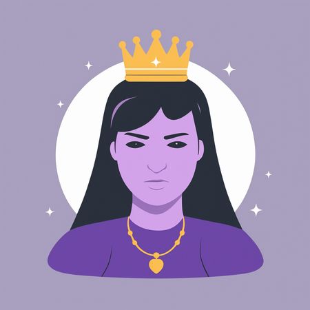 Crowned Woman  AI Image