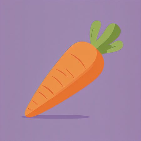 Cute Carrot  AI Image