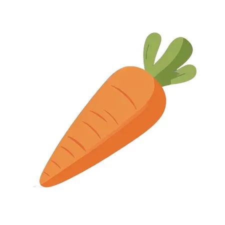 Cute Carrot  AI Image