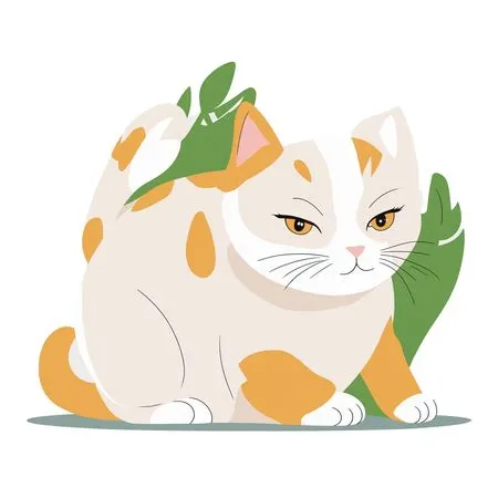 Cute Cat  AI Image