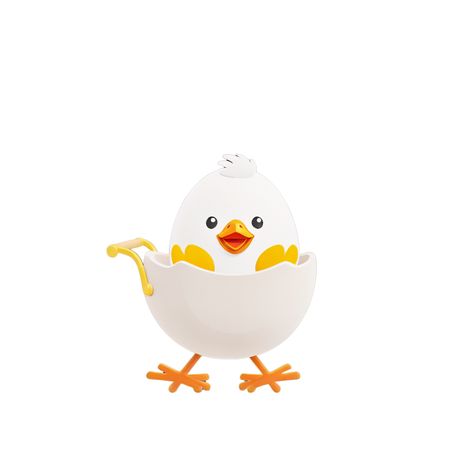 Cute Chick Inside An Eggshell  AI Image