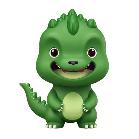 Cute Dinosaur  AI Image
