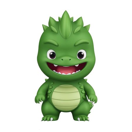 Cute Dinosaur Character  AI Image