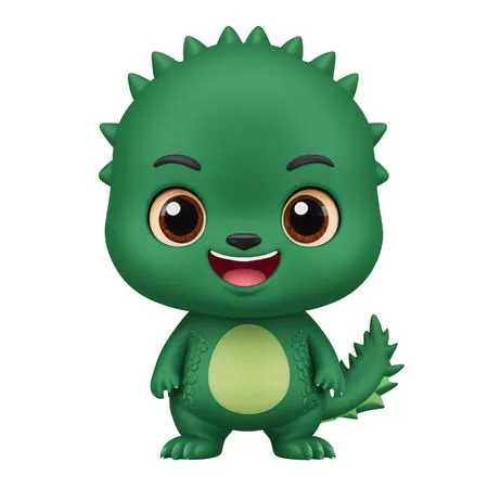 Cute Dinosaur With Big Eyes And Friendly Smile  AI Image