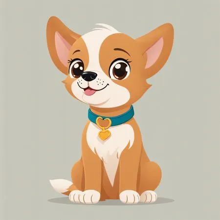 Cute Dog  AI Image