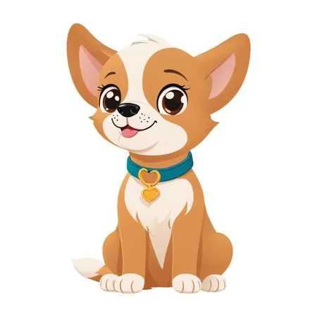 Cute Dog  AI Image