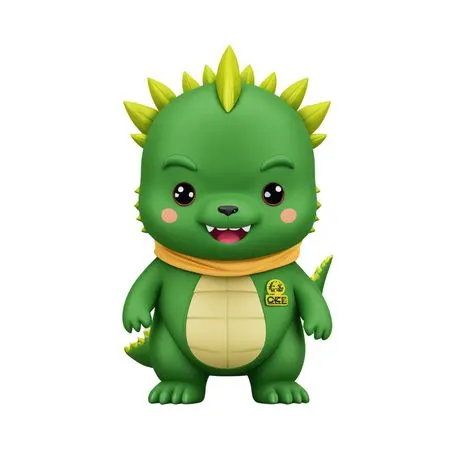 Cute Dragon Character  AI Image