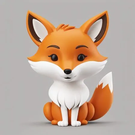Cute Fox  AI Image