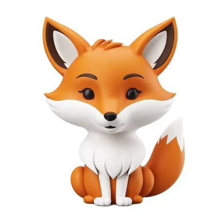 Cute Fox  AI Image