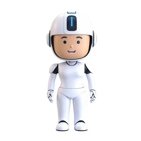 Cute Humanoid Robot  AI Image
