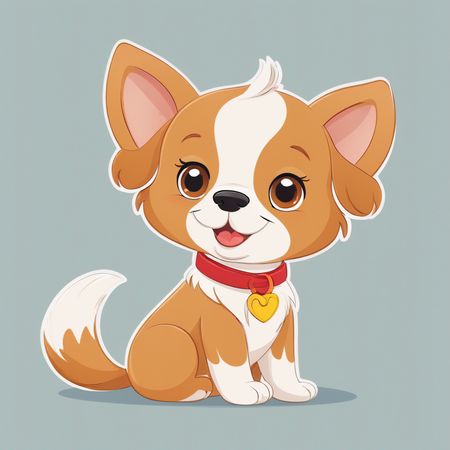 Cute Puppy  AI Image