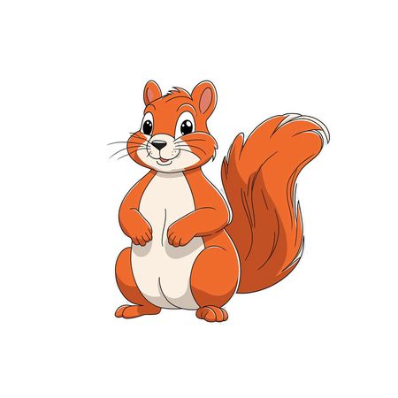 Cute Squirrel  AI Image