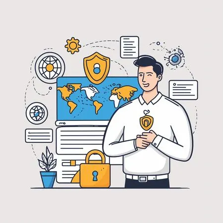 Cybersecurity With A Professional  AI Image