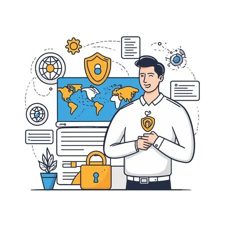 Cybersecurity With A Professional  AI Image