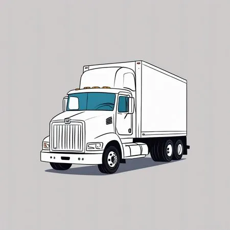 Delivery Truck  AI Image