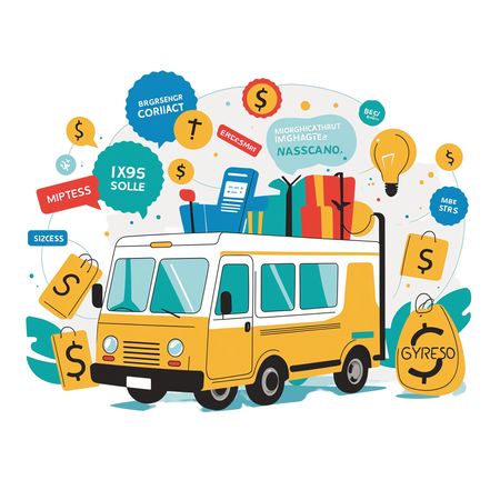 Delivery Truck  AI Image