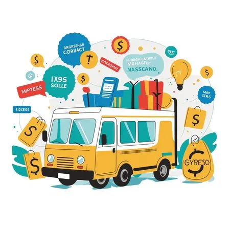 Delivery Truck  AI Image