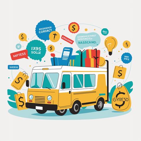 Delivery Truck  AI Image
