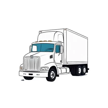 Delivery Truck  AI Image