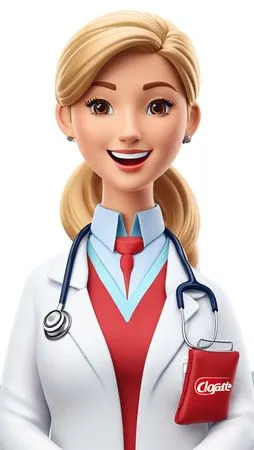 Dentist With Colgate Pouch  AI Image