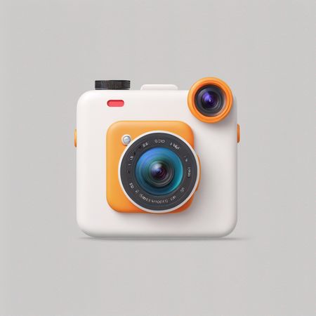 Digital Camera With Dual Lenses  AI Image