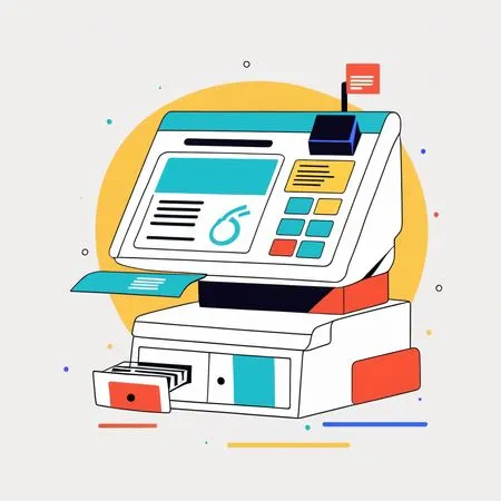 Digital Cash Register  AI Image