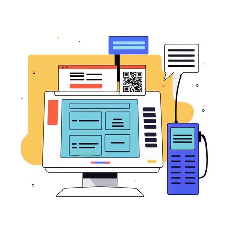 Digital Cash Register  AI Image