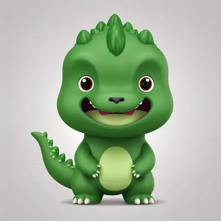 Dinossauro Fofo  Imagem de IA
