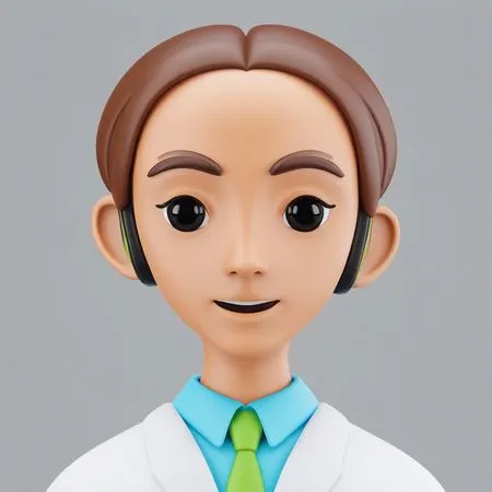 Caractère du docteur  Image IA